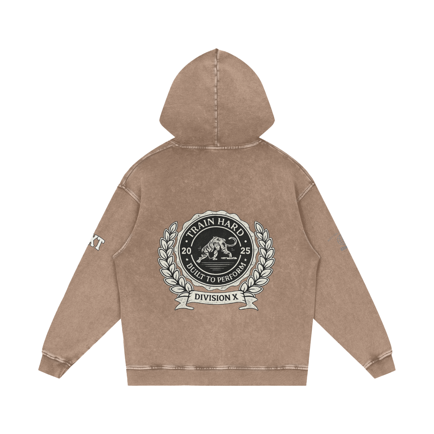 Snow Washed Loose Cotton Hoodie