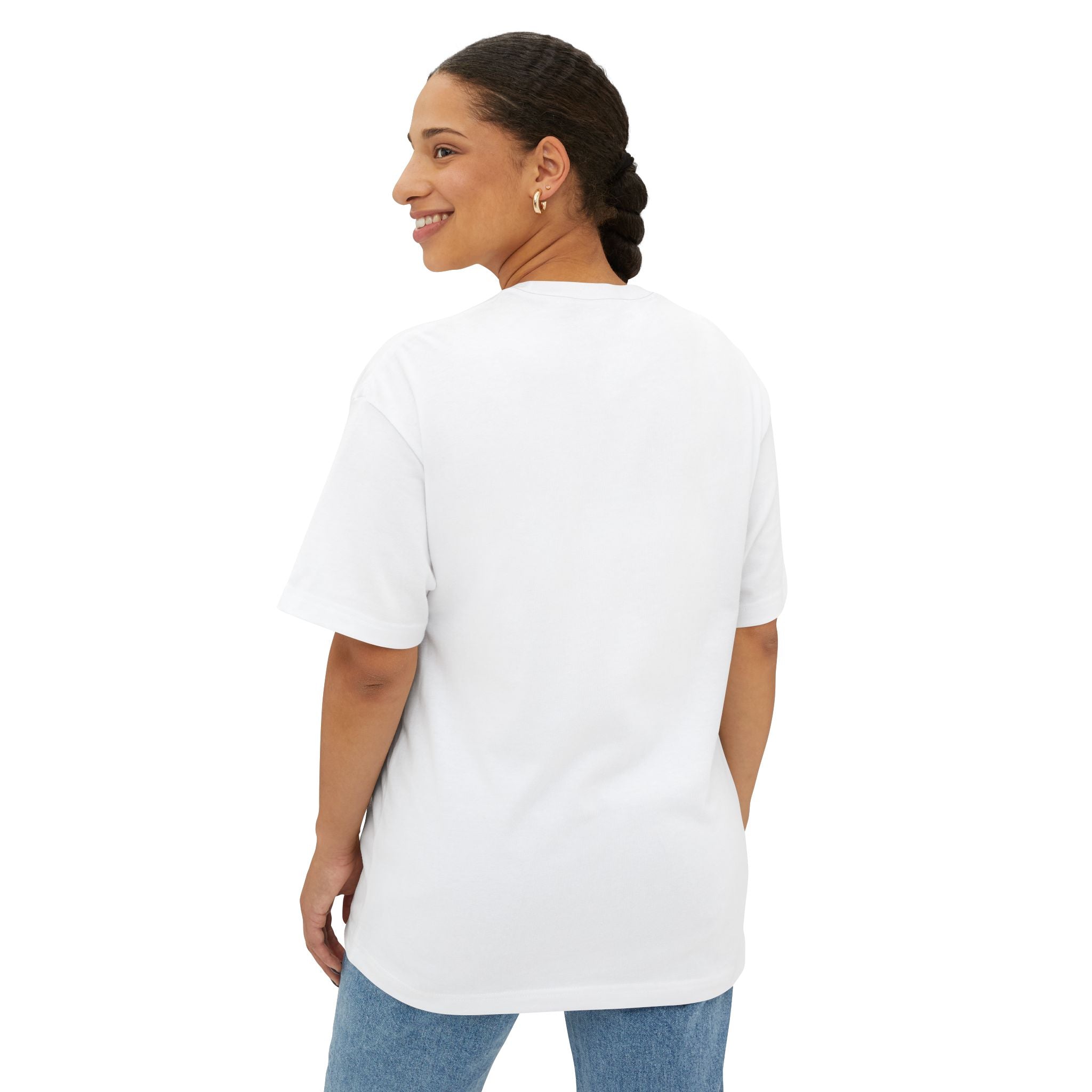 The Future Minimalist Tee — 'THE FUT-URE' Chest Logo Oversized Boxy T-Shirt
