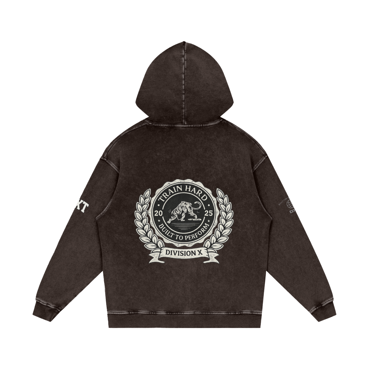 Snow Washed Loose Cotton Hoodie