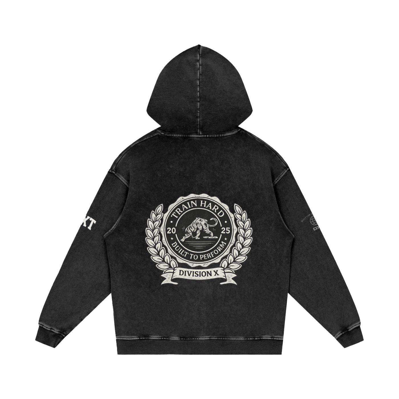 Snow Washed Loose Cotton Hoodie