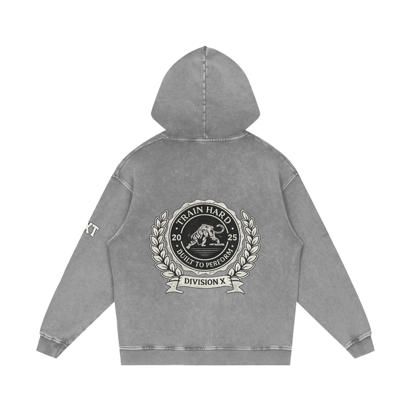 Snow Washed Loose Cotton Hoodie